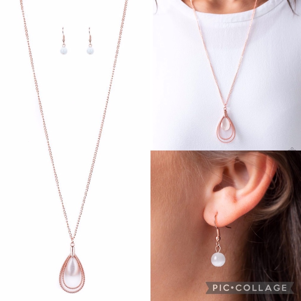 🐾 Teardrop Tranquility - Copper✨